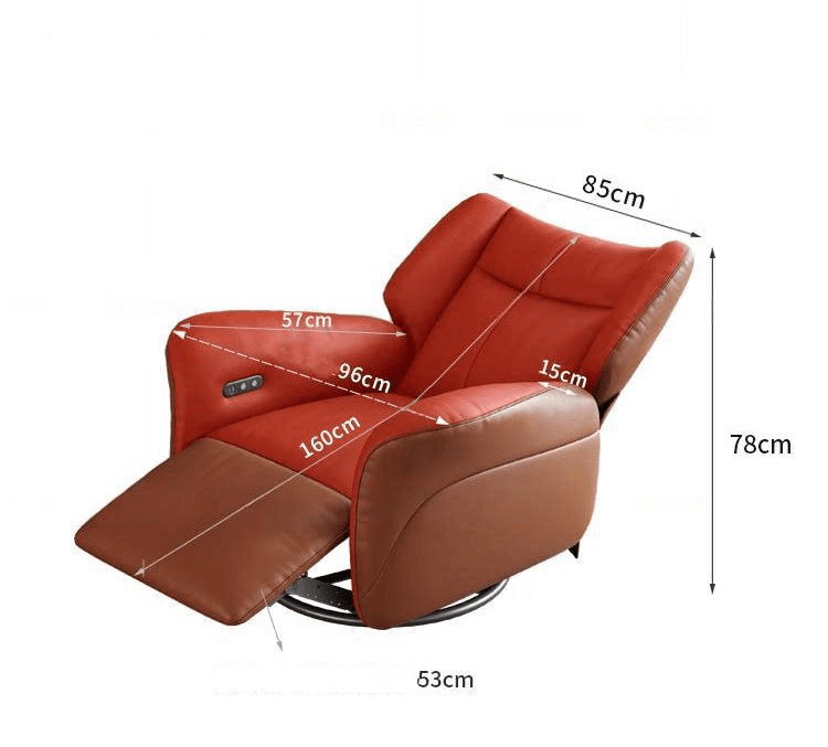 Electric Multi-Functional Recliner Rocking Lounge Chair – Adjustable Leather Comfort Sofa