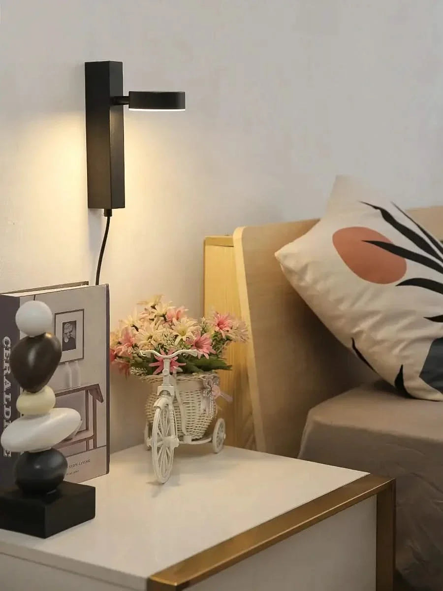 Adjustable LED Wall Reading Lamp with Switch – Modern Metal Wall Light