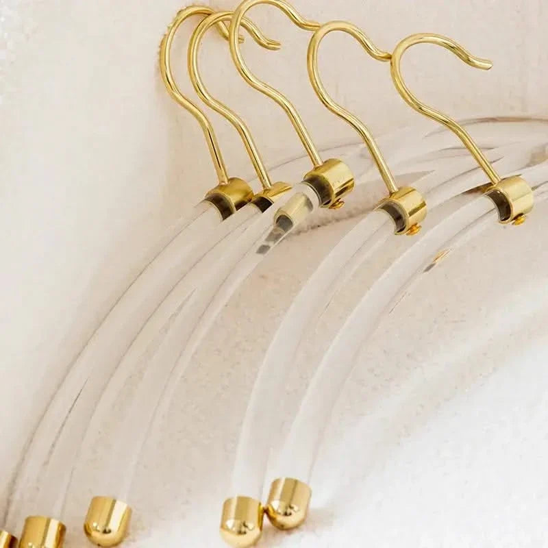 Acrylic Hanger with Brass Hook – Retro Style