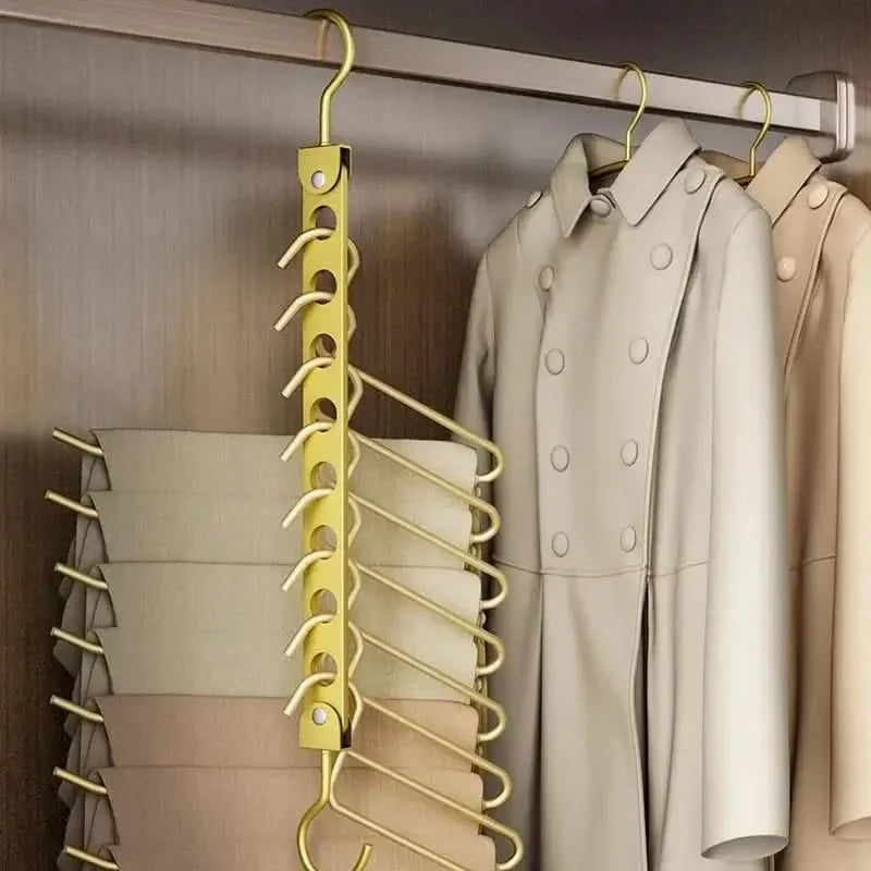 Aluminum Rotatable Clothes Hanger – 6/8 Holes