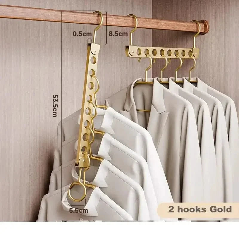 Aluminum Rotatable Clothes Hanger – 6/8 Holes