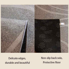 Black Net Rug: Modern Sophistication for Contemporary Spaces